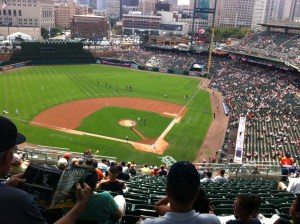 Comerica Park From The Upper Deck