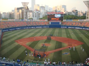 Yokohama Bay Stars Batting Practice